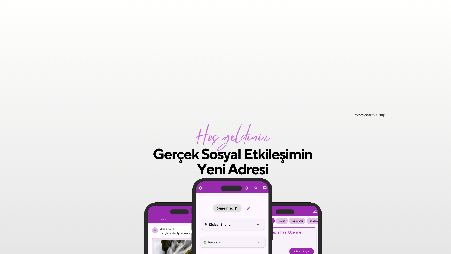 Memric Özellik Ekranı 1