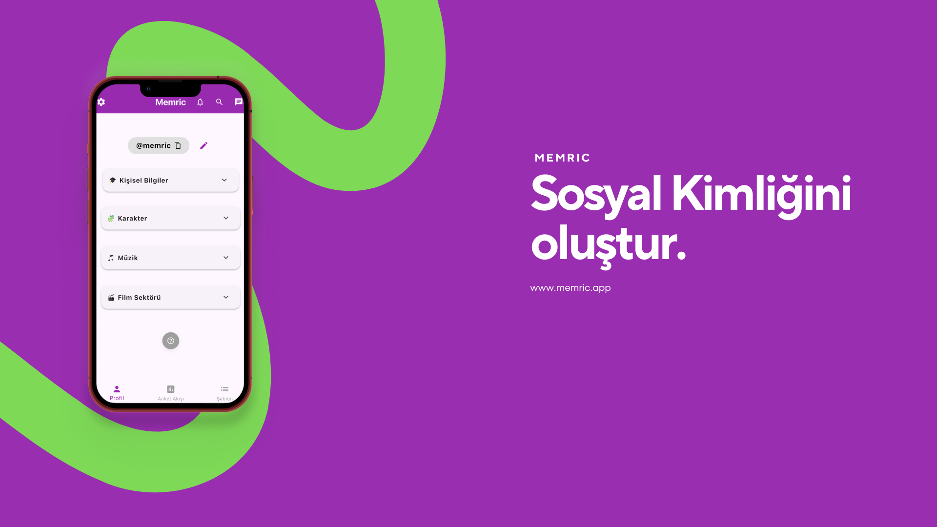 Memric Özellik Ekranı 6